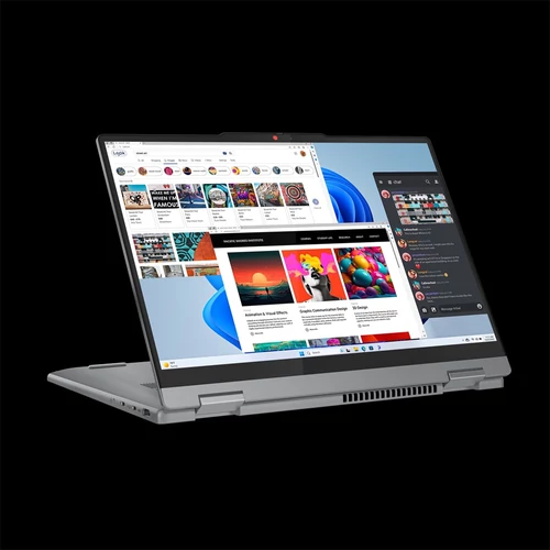 LENOVO IdeaPad 5 2-in-1 14IRU9, 14.0" WUXGA Touch, Intel Core 5 120U, 16GB, 512GB SSD, Win11 Home, Luna Grey, PEN notebook